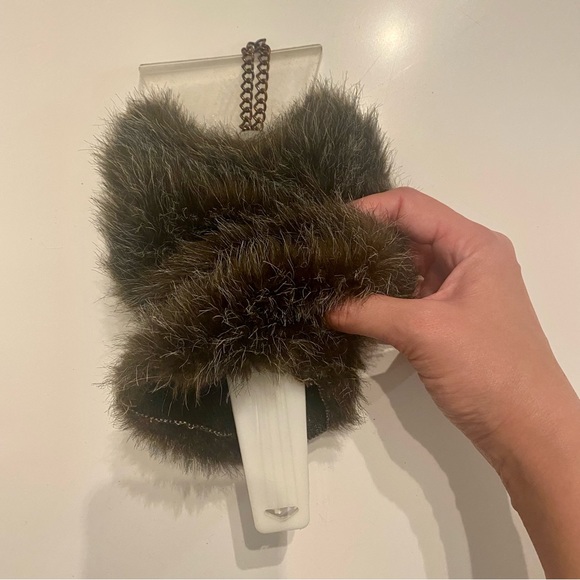 Vintage faux fur cuffed ice scraper - Picture 4 of 4